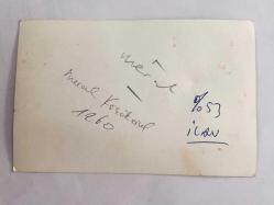 MERAL KÜÇÜKEROL'UN ORİJİNAL FOTOĞRAFI, 14 x 9 cm EBADINDA - MERAL KÜÇÜKEROL'UN STÜDYODA ÇEKTİRDİĞİ GÜZEL BİR FOTOĞRAF, FOTO EROL