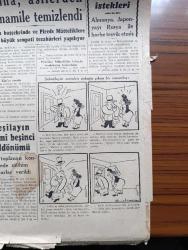 Cumhuriyet Gazetesi - 25 Birincikanun (Aralık) 1944 - İstiklal Savaşımızın Tarihi Yazan Abidin Daver Köşe Yazısı - Peştedeki Alman Garnizonu Sarıldı - Milli Şefimiz İsmet İnönü Dün Yarışlarına Teşrif Ettiler - İngiliz Habeş Anlaşması - Merhum M. Turhan Tan'ın Ölüm Yıldönümü Fotoğraf - Galatasaray Fenerbahçe Dün 2 2 Berabere Kaldı Fotoğraf - Yeşilayın Yirmi Beşinci Yıldönümü - Atina Asilerden Tamamiyle Temizlendi - Ses Tiyatrosu Opereti Gala Gecesi Tatlı Sert - Ömer Besim - Boks Maçları Finali - Lido Yüzme İhtisas Kulübü - Ankara Kır Koşusunu İstanbul Takımı Kazandı -  Kooperatifçilik Kongresi Kapanırken Yazan Profesör Ziyaeddin Fahri Fındıkoğlu - Kapıdan Bir Kadın Girdi Yazan Warwick Deeping Yazı Dizisi - Mezarlıklarımıza Dair Yazan Burhan Felek Köşe Yazısı - Noel Mesajları - Bugünkü Radyo Programı - Singer Saat Mağazaları - Yakında Amerika'ya Hareket Edecek Olan Portekiz Bandıralı Lima Vapuru - İstanbul Belediyesi Şehir Tiyatroları Düğün Gecesi Oyunu Bu Akşam - Fen İş