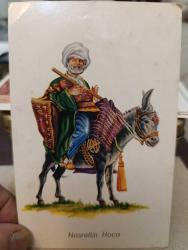 KRT134---NASRETTİN HOCA ÇİZİM KARTPOSTAL--BU HALİ İLE