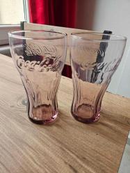 2 adet vintage cola bardak