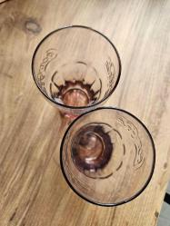2 adet vintage cola bardak