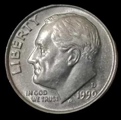 Amerika 1990 D 1 Dime