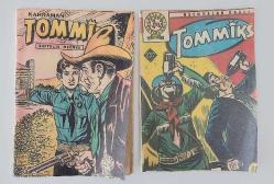 TOM MİKS / Kahraman Tommix Haftalık Mecmua / Mecmualar Kralı, 1957 -1960, Sayı: 75, 77, 80, 85, 142, 237 [6 ADET]