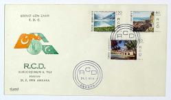 1970 FDC Türkiye, İran ve Pakistan Arasında Kalkınma İçin Bölgesel İşbirliği (RCD), Ankara, 21.07.1970, Filateli İlk Gün Zarfı (FDC-162)