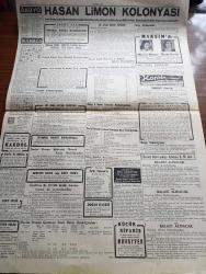 Cumhuriyet Gazetesi - 14 Nisan 1945 - Roosevelt'in Ölümü Yazan Nadir Nadi Köşe Yazısı - Amerika'nın Yasını Bütün Dünya Paylaştı - Başkan Roosevelt'in Cenazesi Yarın Törenle Kaldırılıyor - Amerikan Başkanı Roosevelt'in Ölümünden Dolayı Bütün Türkiye Derin Teessür İçinde - Cumhurbaşkanımız İsmet İnönü Dün Akşam Radyoda Amerikalılara Hitap Etti - Alman Propaganda Bakanı Doktor Goebbels Mukavemet İmkanının Tükendiğini İtiraf Etti - Mr. Roosevelt'in Veremediği Söylev - Truman Stalin Ve Churchill İle Görüşecek - Viyana'da Düştü - Harry Truman Amerika'nın Yeni Cumhurbaşkanı Yazan M. Kenan Kan - Doğan Kardeş Dergisi 23 Nisan'da Doğuyor - Lorel Hardi Bugün İpek Ve Melek Sinemasında - Bayan Fahrünnisa Zeyd'in Resim Sergisi - Dünya Hürriyetinin Kahramanı Yazan Ömer Rıza Doğrul - Mualla Gökçay Ve Hacer Buluş Maksim Gazinosunda - Hasan Limon Kolonyası - Bugünkü Radyo Programı - Sinir Buhranlarına Karşı Kardol - İstanbul Şehir Tiyatroları Dram Kısmında Casuslar oyunu