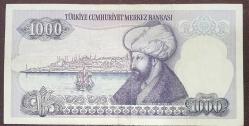 TÜRKİYE 1000 LİRA    KAĞIT PARA