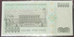 TÜRKİYE   50.000  LİRA    KAĞIT PARA