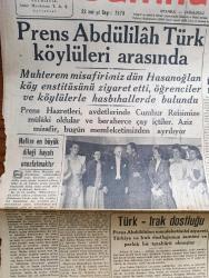 Cumhuriyet Gazetesi - 20 Eylül 1945 - Prens Abdülilah Türk Köylüleri Arasında Fotoğrafı - Muhterem Misafirimiz Dün Hasanoğlan Köy Enstitüsünü Ziyaret Etti - İngiltere Hindistan'a Muhtariyet Veriyor - Paris İş Kongresine Gidecek Türk İşçisi Emin İnal - Brezilya'nın Milli Bayramı - Nüfus Sayımı İçin Hazırlıklar Bitiyor - Milletvekillerimiz Üsküdar Halkevinde Halkı Dinliyorlar Fotoğraf - Mareşal Stalin'in Sıhhi Durumu - Modern Kazanova Elhamra Sinemasında - Berlin Muhabiri Bu Akşam İpek Sinemasında - Cumhuriyet'in Anketi Günün Mevzularına Dair 10 Sual Anketi Yapan Fikret Adil - Milli Korunma Mahkemesi Yeni Hapis Kararları Verdi - Ciğerdelen Yazan Safiye Erol Yazı Dizisi - Büyük Sanatkar Zati Sungur Şenpark Bahçesinde - Sanatkar Güldürücü Şevki Şakrak Milli Sinemada - Ümit Dünyası Renkli Karikatür Çizen Cemal Nadir - Bugünkü Radyo Programı - Borsa - Ankara Şarabı Satışa Çıkarılmıştır - Stüdyo Açılıyor Her Akşam Mazhar Ve Arkadaşları - Çorlu Sonbahar Panayırı