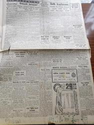 Cumhuriyet Gazetesi - 11 Ekim 1945 - Avrupa Nizamının Anahtarı Yazan Nadir Nadi Köşe Yazısı - Boğazlar Meselesi - Ortaşark Karışıyor - Filistin'de Yahudilerle İngilizler Arasında Kanlı Hadiseler Başladı - Mısır'da İsyan Çıkarmak Üzere Beyannameler Dağıtılıyor - İstatistik Umum Müdürü Celal Aybar - 1940'da Nüfusumuz 17,820,000 - Vichy Emniyet Umum Müdürü Darnand Kurşuna Dizildi - Müzeyyen Senar Işıl Ve İsmail Dümbüllü Kadıköy Opera'da - Çıldıran Adamı Büyükada Plaj Gazinosunda - Ses Tiyatrosunda Van Kedisi Opereti - Nüfus Disiplini Ve Soyadı Anarşisi Yazan Profesör Doktor Hıfzı Veldet - Senorita Bu Akşam Saray Sinemasında - Ankara'da Çin Milli Bayramı Kutlandı - Biri Yer Biri Bakar Renkli Karikatür Çizen Cemal Nadir - Bugünkü Radyo Programı - Rekor Marka Basküller-  Beyoğlu İpek Sinemasının Karşısında Ferah Saz Salonu Açılıyor - Ürolog Doktor Celal Dinçer - Burhan Felek Köşe Yazısı