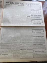 Cumhuriyet Gazetesi - 2 Kasım 1945 - Milli Şefi Dinlerken Yazan Nadir Nadi Köşe Yazısı - Milli Şef İsmet İnönü'nün Tarihi Nutku - Milli Şef İsmet İnönü'nün Son Resimleri - İç Politika Durumu Tek Eksiğimiz Hükümet Partisinin Karşısında Başka Parti Bulunmamasıdır - Dün İstanbul Üniversitesi Açılış Töreninde İstiklal Marşı Söylenirken Fotoğraf- Vali Lütfi Kırdar Bütçeyi Anlattıktan Sonra Seçimler Yapıldı Fotoğraf - Vitamin Meselesinin Şimdiki Durumu Yazan Doktor Kemal Saraçoğlu - Dil Davası Etrafında Beliren Üç Cereyan - Zehra Bilir Ve İsmail Dümbüllü Beşiktaş Gürel Sinemasında - Bir Aşk Gecesi Nakleden Hamdi Varoğlu Yazı Dizisi - Et Meselesi Yazan Burhan Felek - Küçük Hikâye Eski Ahbab Çeviren İbrahim Hoyi - Amcabey Ve 22. Yıl Çizen Cemal Nadir - Domuz Satışı - Hakiki Bir Ses Yıldızı Mafharet Yıldırım Her Akşam Kristal Salonunda - Bioks Diş Macunu - Bugünkü Radyo Programı - Bulmaca - İstanbul Belediyesi Şehir Tiyatroları Dram Kısmı Sanatkar Aşkı - Gogol'un Müfettişi