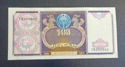 Özbekistan 1994 100 Som Çil