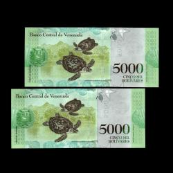 VENEZUELA (2017) - 5.000 Bolivares (ÇİL 10/10) 