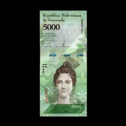 VENEZUELA (2017) - 5.000 Bolivares (ÇİL 10/10)