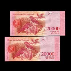 VENEZUELA (2017) - 20.000 Bolivares (ÇİL 10/10) 