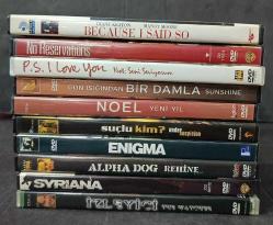 KAMPANYA * 10LU DVD LOTU * REHİNE * İZLEYİCİ * SYRIANA * ENIGMA * SUÇLU KİM * NOEL * NOT: SENİ EVİYORUM * AŞK TARİFİ * BEN SANA SÖYLEMİŞTİM