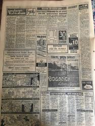 YENİ SABAH GAZETESİ 8 MAYIS 1958 YIL :20 SAYI :6888--Altın piyasası kontrol ediliyor --Türk -İran petrol müzakereleri ---Vali Foot ,Makarios la ikili görüşmelerde ısrar ediyor : Adaya dönmek hükümetin resmi açıklamasını bekleyen vali teklifi kabul olunmazsa  istifa edecek ---Bayar ,Bonn da büyük tezahüratla karşılandı --Nato Vekilleri Konseyi Toplantısı Sona Erdi --İstanbul Rehberi ---Dün  taklit bir atom bombası patlatıldı ---Galatasaray ,Dinamo yu 64-63  mağlup etti --Kasımpaşa yı 3-0 yenen Genç Milli Takım dün kampa girdi ---Sadri Usuuğlu  Beşiktaş kulübünden istifa etti ---Galatasaray -Fenerbahçe bu gece oynuyor  --Mithatpaşa  stadında boks maçı yapılacak ---Fenerbahçe Irak a 10 Mayıs ta gidecek --SOF bugün ilk toplantısını Ankara da yapıyor ---Fransız Ticaret heyeti geliyor ---Gönül Aşar dün Adliye ye başvurdu --Gülcemal  vapuru İtalya da sürat postası yapıyor ----