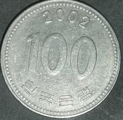 GÜNEY KORE  2002   100 WON