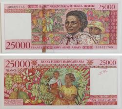 Efemera - MADAGASKAR 25000 ARİARY A ÇİL - kitantik - kitaLog
