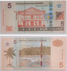 SURİNAM 5 DOLAR ÇİL