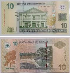 SURİNAM 10 DOLAR ÇİL