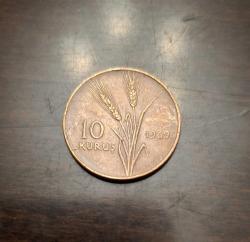 37/ 10 Kuruş (1969) Bakır