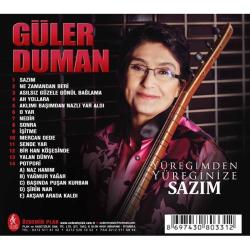 Güler Duman  Yüreğimden Yüreğinize Sazım CD   SIFIR JELATİNLİ AMBALAJINDADIR