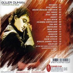Güler Duman Türküler Dile Geldi CD   SIFIR JELATİNLİ AMBALAJINDADIR