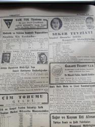 Cumhuriyet Gazetesi - 10 Temmuz 1946 - Başbakan'ın İlk Seçim Nutku Yazan Abidin Daver Köşe Yazısı - Ankara Valisi Nevzad Tandoğan İntihar Etti - Celal Bayar Bugün Bir Beyanname Neşredecek - Nevzad Tandoğan'ın Son Sözleri Ve Son Dakikaları - Mersin'de Demokratları Tehdit Eden Adam Mahkum Oldu - İstanbul'da Dünkü Seçim Faaliyeti - İzmir'de Seçim Faaliyeti - Cemal Nadir Karikatür - Paris'te Gördüklerim Yazan Muhsin Ertuğrul - Mareşal Fevzi Çakmak Yazan Kemal Salih Sel - Darüşşafaka Mezunlarını Cemiyeti Mehtab Gezisi Yüksek Sanatkar Hamiyet Yüceses - Sonsuz Panayır Yazan Halide Edip Adıvar - Süheyla Bedriye Revü Topluluğu - Sadi Tek Tiyatrosu - Poker Play Traş Bıçağı - Caddebostan Ayten Gazinosunda Bu Akşam Münir Nurettin Konseri - Bugünkü Radyo Programı - Bulmaca - Disk Lastikleri - Ziraat Bankası - Zeki Can Çil İlacı - Garanti Bankası - Cevdet Kerim İncedayı - Çaldaris Londra'da Yunan Kralı Jorj İle Uzun Bir Görüşme Yaptı
