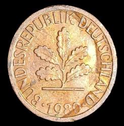 Almanya 1980 D 1 Pfennig