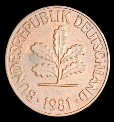 Almanya 1981 F 2 Pfennig