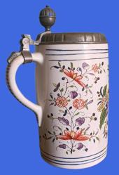 LOT.17 » Orijinal Konig Pilsener 1986 Stein Damgalı Tankart ( BÜYÜK BOY)