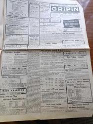 Cumhuriyet Gazetesi - 27 Aralık 1946-Selanik Bankası reklamı-Demokrat Parti Bugün Meclise Dönüyor - Kararda İsmet İnönü'nün Tavassutu Amil Oldu - Fuad Köprülü ile Halk Partisi İdare Heyetinden Faik Ahmet Barutçu Arasında Hararetli Bir Görüşme Fotoğraf - Mehmet Akif Ersoy İçin Eminönü Halkevinde Yapılan Anma - Amerika'da Komünizme Dair Mühim Bir Rapor - Ekonomi Sağlık Ve Tekel Bütçeleri Kabul Edildi - Türk İşçisinin Başbakan Recep Peker'e Telgrafı - Yeni Şiir Nedir Yazan Adile Ayda - Yavuz Sultan Selim Ağlıyor Yazan Feridun Fazıl Tülbentçi Yazı Dizisi - Amcabey Ve Sulh Çizen Cemal Nadir - Ankara Ses Ve Saz Sanatkarları Konseri Perihan Altındağ Sözeri Çemberlitaş Sinemasında - Çapamarka - Norge Havagazı Fırınları - Zehra Bilir Coşkun Kardeşler Ve Sadi Işılay Her Akşam Maksimde - Bugünkü Radyo Programı - İstanbul Belediyesi Şehir Tiyatroları Dram Kısmı Ağlayan Kız Yazan Reşat Nuri Güntekin - En Güzel Yılbaşı Hediyesi Arlon Saatidir