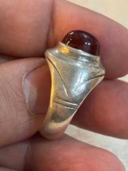 Akik gümüş yüzük