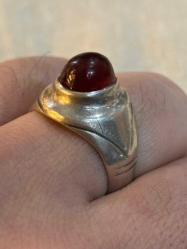 Akik gümüş yüzük