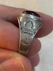 Akik gümüş yüzük