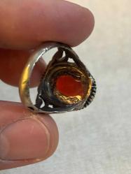 Kırmızı zirkon yüzük