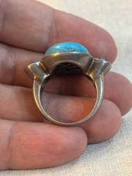 Turkuaz gümüş yüzük