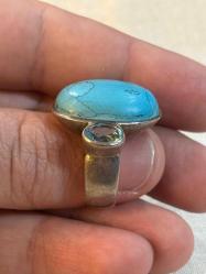 Turkuaz gümüş yüzük