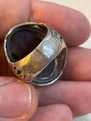 Labradorit taşlı gümüş yüzük