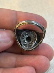 Serpentin taşlı yüzük