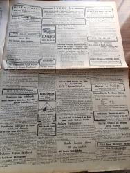 Cumhuriyet Gazetesi - 5 Ağustos 1947 - 12 Temmuz Ve Halk Partisi Yazan Nadir Nadi Köşe Yazısı - Dedeağaç Ateşten Bir Çember İçinde Kaldı - Çeteler Bütün Köyleri Yakıyorlar - Endonezya'da Dün Gece Ateşkes Emri Verildi - Türkiye'deki Museviler Refah İçindeyiz Diyorlar - Cumhurbaşkanı İsmet İnönü Başbakan Recep Peker'i Kabul Etti - İngiltere'de Yahudilere Karşı Nümayişler Devam Ediyor - Bükreş Büyükelçimiz Hulusi Fuat Tugay İstanbul'da - Halk Şiirinde Cezayir Yazan İsmail Habib Sevük - İlkokul Yaşına Gelen Çocuklar 7 12 Yaşındaki Çocuklar Bu Sene De Sayılacak - Yabancı Kadın Yazan Ahmed Hidayet Reel Yazı Dizisi - Cüzzam Hastanesi'nin İzmir Civarına Nakli - Ahmet Yatman Safiye Ayla Hamiyet Yüceses Rikkat Uyanık ve Birçok Sanatçı 7 Ağustos Perşembe Akşamı Çiftesaraylar Bahçesinde - Yüksek Ses Sanatkarı Ayda Sönmez Ve İsmail Dümbüllü Tiyatro Bu Akşam Suadiye Çınardibinde - Oxford Keskin Ağızlı Traş Bıçağı - Müzeyyen Senar Işıl Konseri Marmara Kulübünde - Servel Buzdolabı - Bulmaca