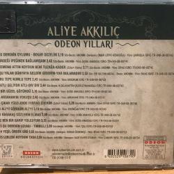 Türk Halk Müziği Serisi Odeon Yılları - Aliye Akkılıç / CD
