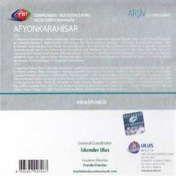 TRT Arşiv Serisi - 146 / İl İl Türkülerimiz - Afyonkarahisar - CD