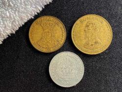 Eski Romanya Madeni Para Seti (3 Parça)