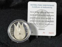 Darphane 2000 Yılı No. 2 Hatıra Gümüş Parası - Sertifikalı