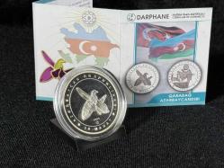 Darphane Azerbaycan 2020 “Qarabağ Azərbaycandır!” 50 Manat Gümüş Hatıra Parası (Sertifikalı)