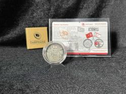 Darphane Kıbrıs Barış Harekâtı’nın 50. Yılına Özel Hatıra Gümüş Para (2024) - Sertifikalı