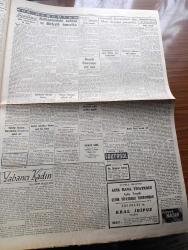 Cumhuriyet Gazetesi - 6 Ağustos 1947 - Yunus Emre Oratoryosu Amerikada Çalınacak - Ahmed Adnan Saygın Fotoğraf - Güvenlik Konseyinde Dün Mısır Meselesi Görüşüldü - Filistin'de Geniş Bir Tevkifat Yapıldı - Balkanlarda Buhran Ve Birleşik Amerika - Çetelerle Savaşan Yunan Askerleri - Yunanistan'dan Kaçan Türkler Neler Anlatıyorlar - Cumhurbaşkanı İsmet İnönü Sıkıyönetim Komutanı Korgeneral Asım Tınaztepeyi Kabul Etti - Necip Fazıl Kısakürek Beraat Etti - Musevi Vatandaşlara İkaz - Yeni Tersane 5 Yıllık Planın İçinde Mi Kurulacaktır Sonunda Mı Kurulacak Yazan Abidin Daver Köşe Yazısı - Yabancı Kadın Yazan Ahmet Hidayet Reel Yazı Dizisi - Bizde İşsizlik Hasan Burhan Felek Köşe Yazısı - Münir Nurettin Selçuk Caddebostan Ayten Gazinosunda - Kemal Sahir Sadi Şener Tiyatrosu Lale Bahçesinde - Gripin -  Çapa Temizleme Tozu - Bugünkü Radyo Programı - Bulmaca - Şekerci Hacı Muhiddin Hacı Bekir