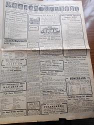 Cumhuriyet Gazetesi - 7 Ağustos 1947 - Memur Kadroları Ve Devletçilik Yazan Nadir Nadi Köşe Yazısı - İngiliz Başbakanı Attlee'nin İngiltere'deki Buhrana Dair Demeci - Sekiz Gazetecinin İzmir'de Muhakemelerine Başlandı - Refik Şevket İnce - Osman Kapani - 3000 Kişilik Bir Slav Çetesi Yunan Arazisinde - Ulaştırma Bakanı Şükrü Koçak - İstanbul Rıhtımlarında Mal Koyacak Yer Kalmadı - Yahudi Cemaati Yahudi Ajansına Da Protesto Telgrafı Yolladı - Doğu İllerinin Kalkınması İçin Rapor - Osmanlı Tarihinde İlk İnkılap Teşebbüsü Ve İlk İnkılapçı Hasan İsmail Hami Danişmend - Şair Mehmet Emin Yurdakul'un Mezarı Yapılıyor - Yabancı Kadın Yazan Ahmed Hidayet Reel Yazı Dizisi - Bu Akşam Çiftesaraylar Bahçesinde Ahmed Yatman Hamiyet Yüceses Safiye Ayla Ve Mustafa Çağlar - Ayda Sönmez Ve İsmail Dümbüllü Beyazparkta - Koç Ticaret U.S. Royal Lastik - Oxford Keskin Ağızlı Traş Bıçağı - Yüz Yetmiş Yıllık Büyük Ve Haklı Şöhret Şekerci Ali Muhiddin Hacı Bekir - Bugünkü Radyo Programı - Bulmaca - Borsa