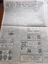Cumhuriyet Gazetesi - 11 Şubat 1947 - Andlaşmalar Eksik Ve Kusurlu Oldu Yazan Nadir Nadi Köşe Yazısı - İlk Barış Antlaşması Dün İmzalandı - İtalya İle Bulgaristan Romanya Macaristan ve Finlandiya Paris'te Anlaşmaları İmzaladılar - Filistin Davası Feci Bir Buhrana Doğru İlerliyor - Bestekar Muhlis Sabahattin Dün Vefat Etti - Taksim Belediye Gazinosunda Garson Yetiştirmek Üzere Bir Kurs Açıldı - Münir Hayri Egeli Memuriyet Unvanını Gasb Suçunda Mahkemeye Verildi - Safiye Ayla Perşembe Akşamı Kadıköy Opera'da - Muammer Karaca Opereti Yaman Şey İstanbul Sinemasında - Halk Şiiri Ve Bedii Değeri Yazan Ahmed Halil - Koca Bebek Yazan Cevad Fehmi Başkut Şehir Dram Tiyatrosunda - Aşk Uyanınca Nakleden Hamdi Varoğlu Yazı Dizisi - Gripin - Bugünkü Radyo Programı
